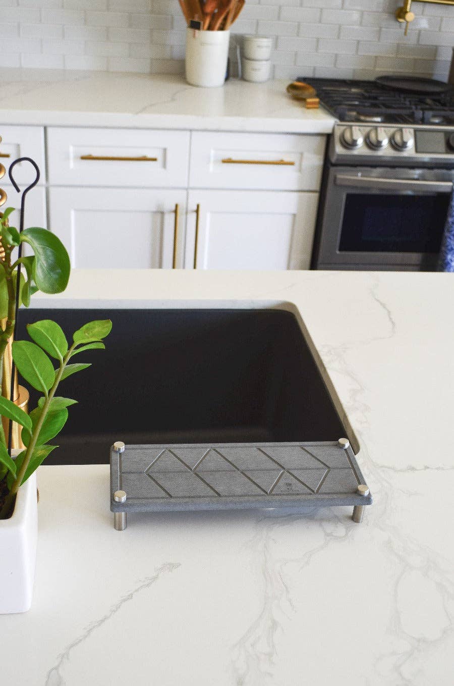 Quick-Dry Diatomite Sink Caddy