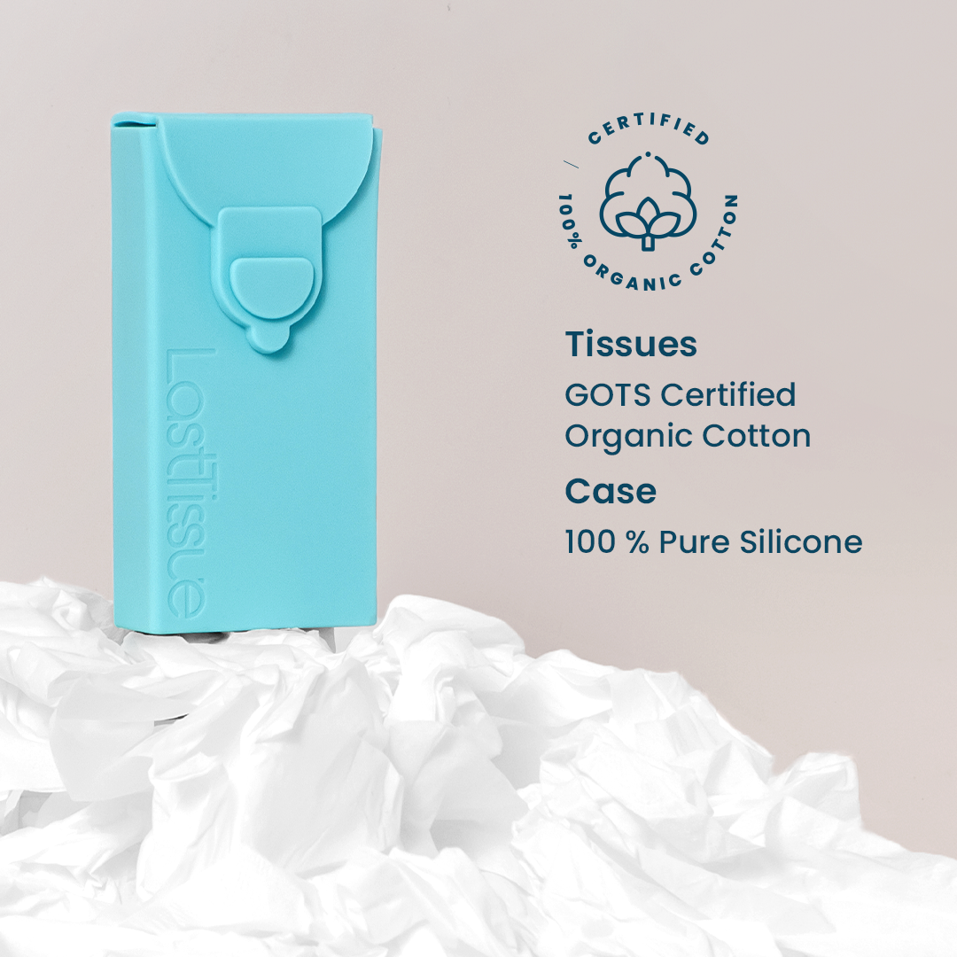 LastTissue - Reusable Organic Cotton Tissue Pack