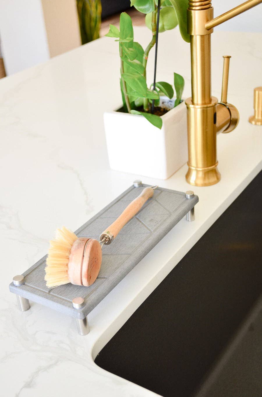 Quick-Dry Diatomite Sink Caddy