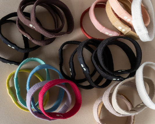 Plastic Free Hair Ties FLAT