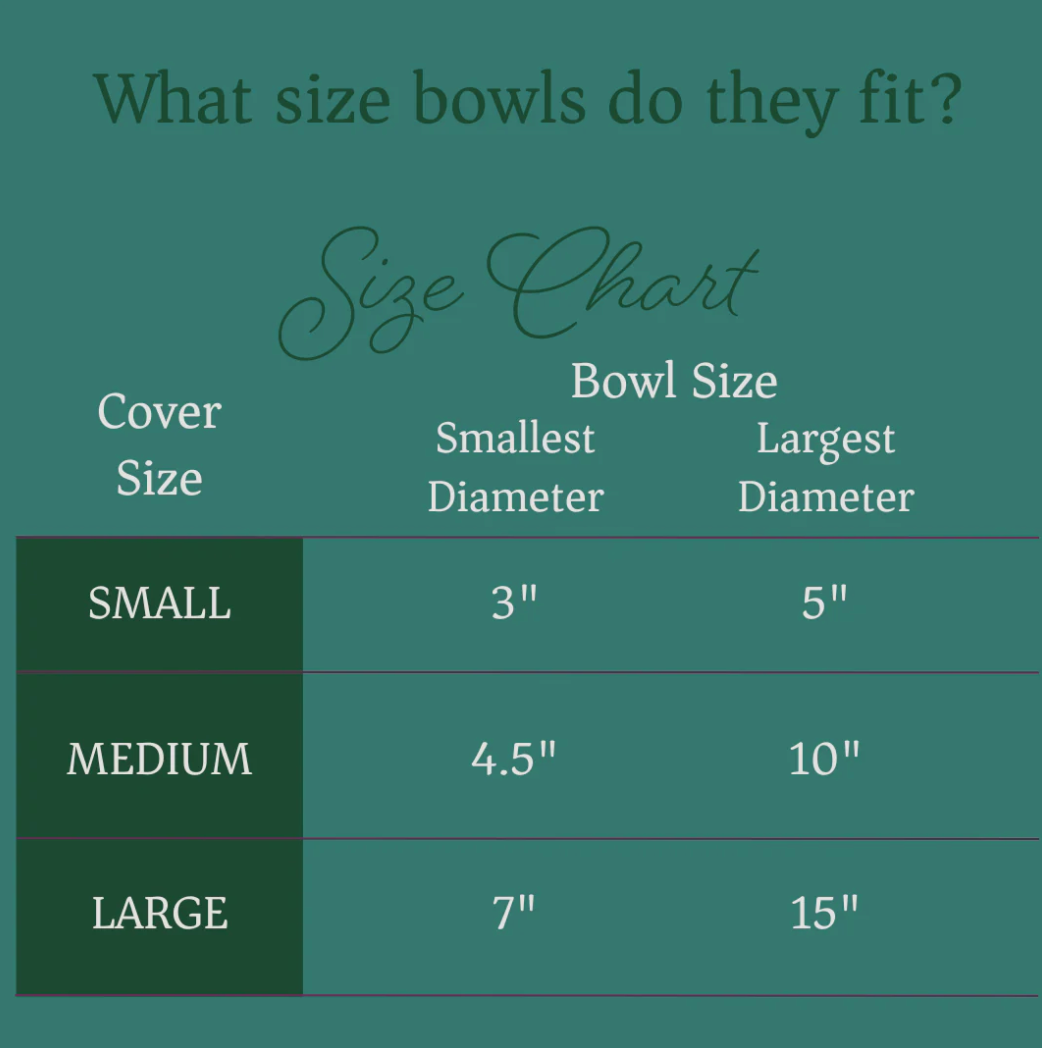 Greener Gift Bowl Covers