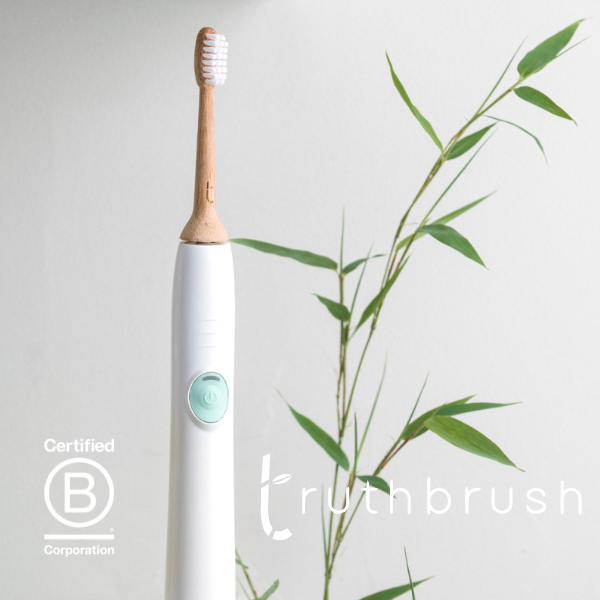 Solid Bamboo Electric Toothbrush Head