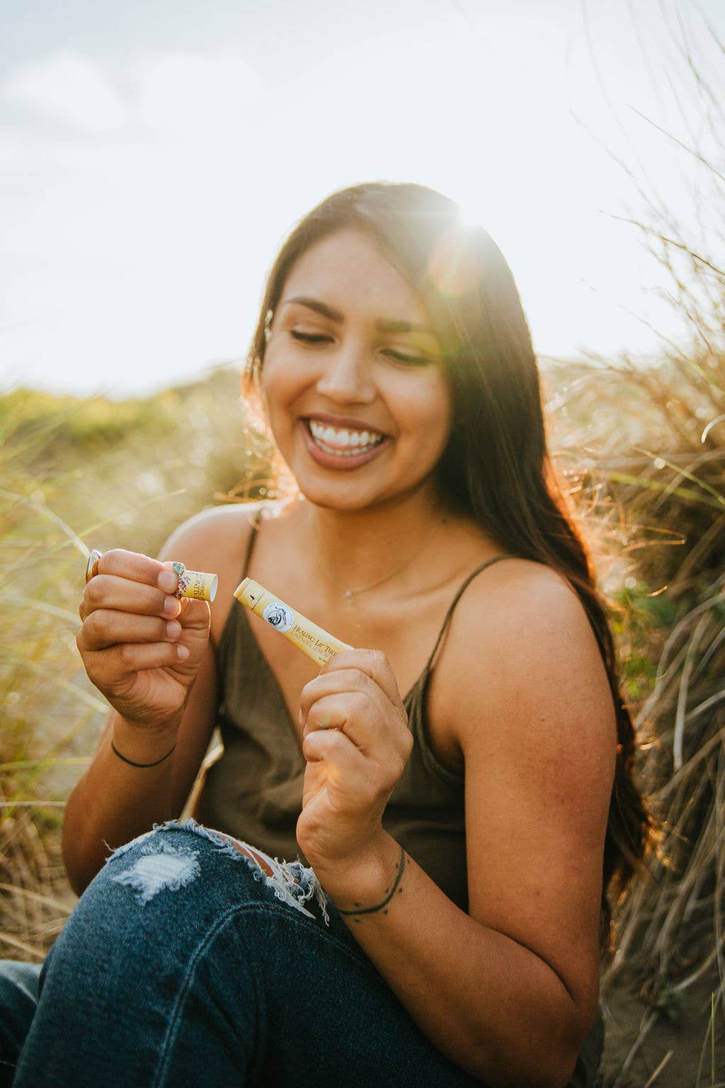 Herbal Lip Balm -  Lavender Lemon Balm