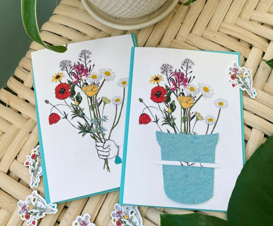 Plantable Flower Pot Cards