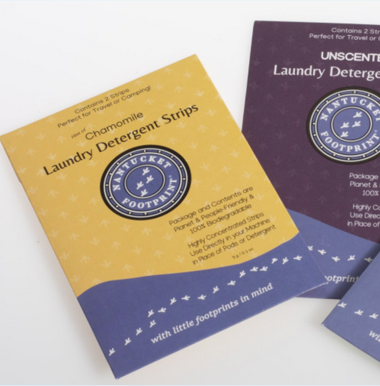Nantucket Footprints Laundry Detergent Sheets