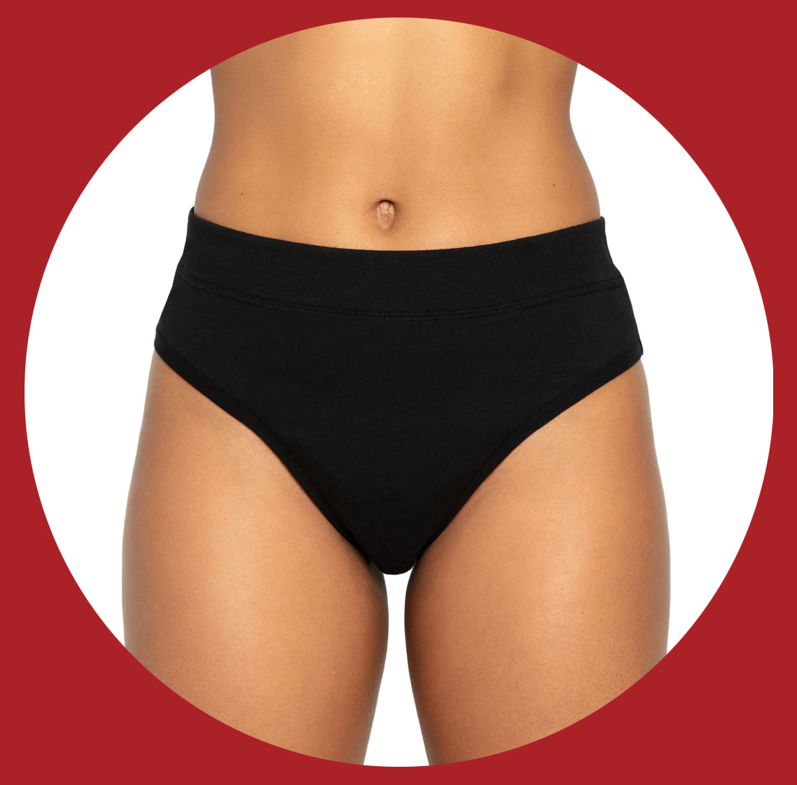 Period Underwear - Thong in Brushed Microfiber