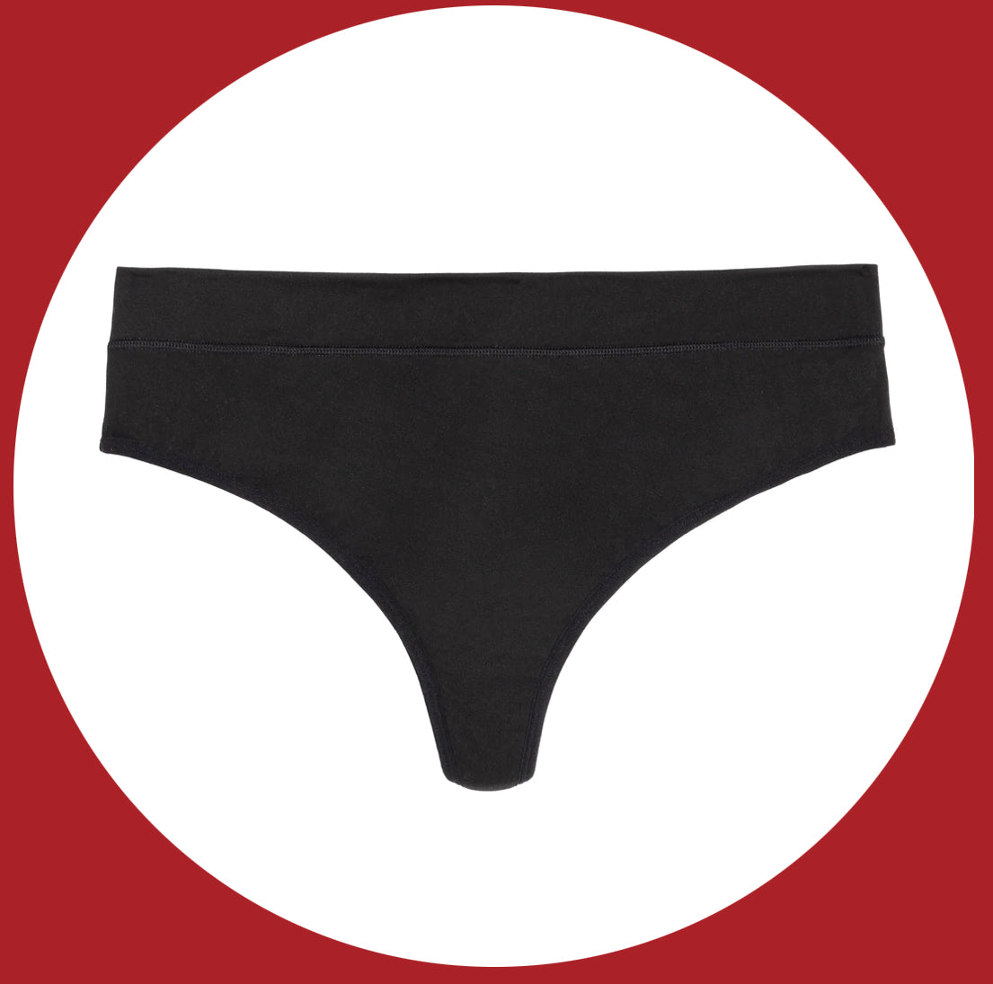 Period Underwear - Thong in Brushed Microfiber